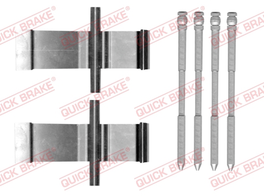 Rear brake pad fitting kit Volvo S60: 1090194 Quick brake Accessory Kit, disc brake pad
