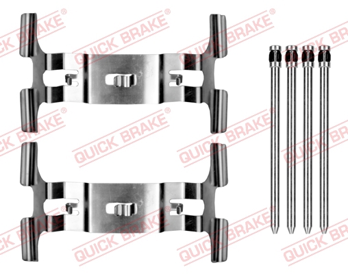 Rear brake pad fitting kit Audi E-tron: 1090195 Quick brake Accessory Kit, disc brake pad