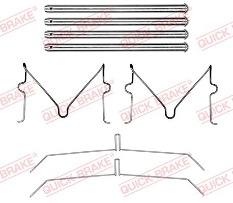 1090199 Quick brake Accessory Kit, disc brake pad