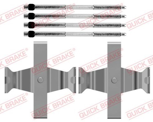Brake pad accessory kit BMW i4: 1090205 Quick brake Accessory Kit, disc brake pad