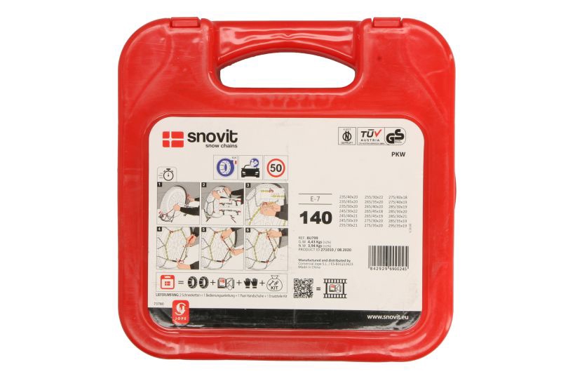 Snow chains (Class F–S), 2 pc Jope E7/140