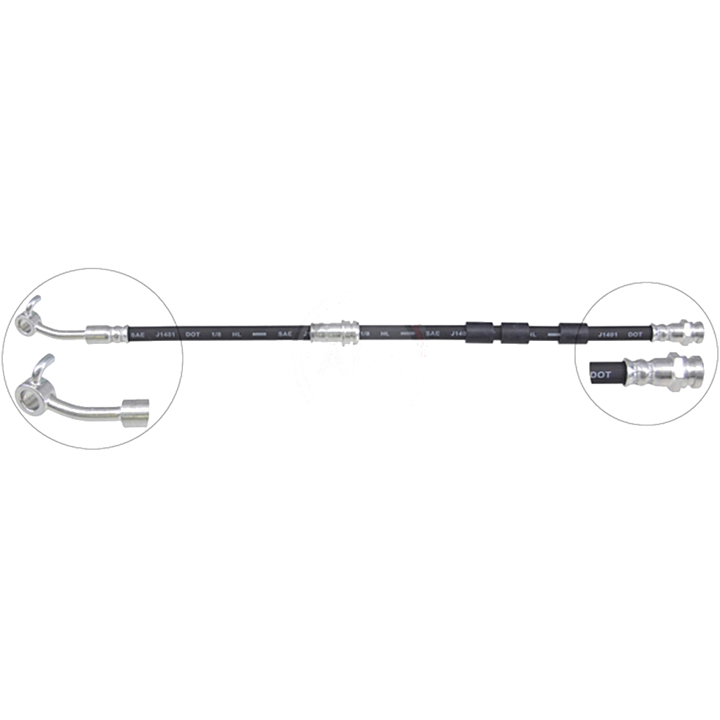 Flexible brake pipe Mazda CX-3: C82073ABE ABE Brake Hose