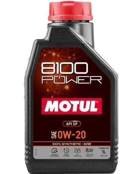 0W208100POWER1L Motul Engine oil Motul 8100 POWER 0W-20, 1L