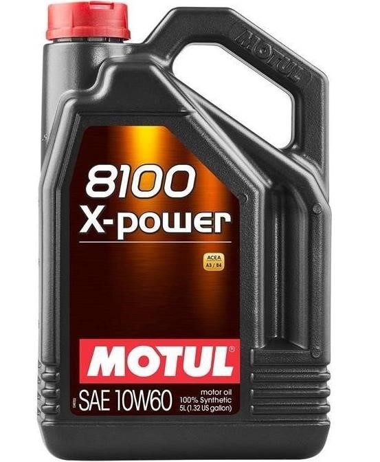 10W608100XPOWER5L Motul Engine oil Motul 8100 X-POWER 10W-60, 5L