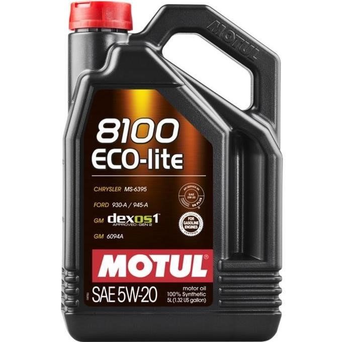 5W208100ECOLITE5L Motul Engine oil Motul 8100 ECO-LITE 5W-20, 5L