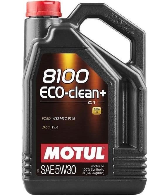 5W308100ECOCLEANPLUS5L Motul Engine oil Motul 8100 ECO-CLEAN+ 5W-30, 5L