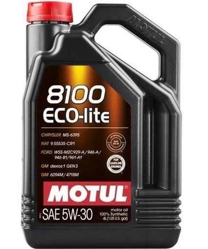 5W308100ECOLITE4L Motul Engine oil Motul 8100 ECO-LITE 5W-30, 4L