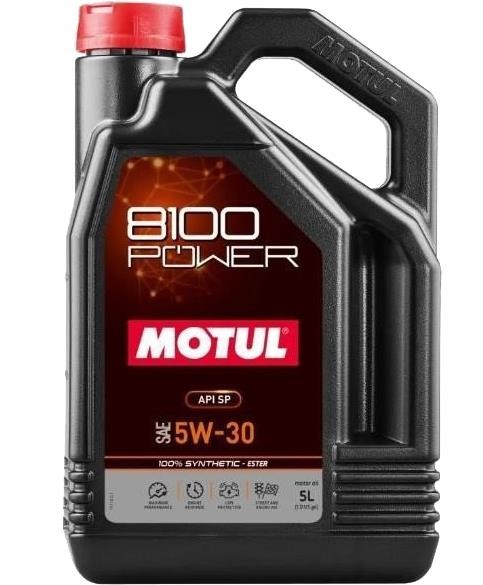5W308100POWER5L Motul Engine oil Motul 8100 POWER 5W-30, 5L