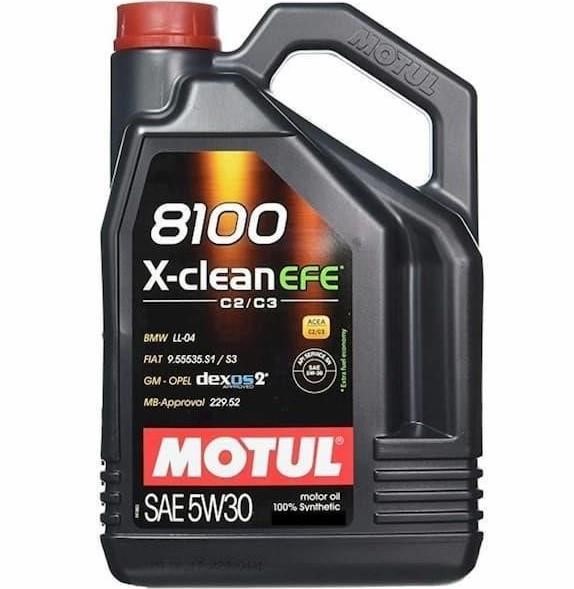 5W308100XCLEANEFE4L Motul Engine oil Motul 8100 X-CLEAN EFE 5W-30, 4L
