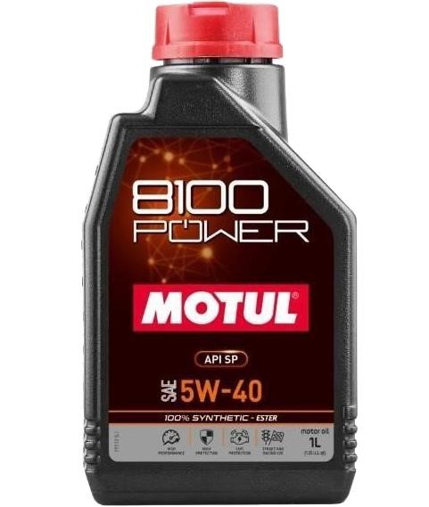 5W408100POWER1L Motul Engine oil Motul 8100 POWER 5W-40, 1L