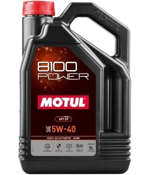 5W408100POWER5L Motul Engine oil Motul 8100 POWER 5W-40, 5L