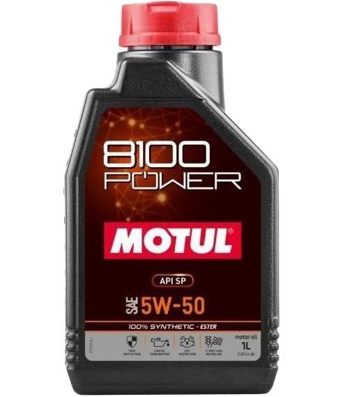 5W508100POWER1L Motul Engine oil Motul 8100 POWER 5W-50, 1L