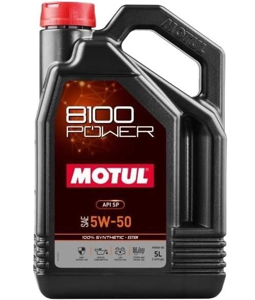 5W508100POWER5L Motul Engine oil Motul 8100 POWER 5W-50, 5L