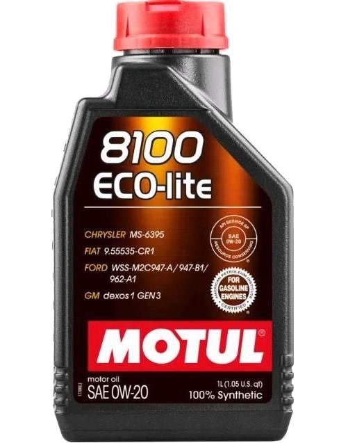 0W208100ECOLITE1L Motul Engine oil Motul 8100 ECO-LITE 0W-20, 1L
