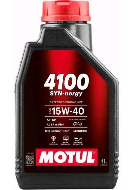 15W404100SYNERGY1L Motul Engine oil Motul 4100 SYN-NERGY 15W-40, 1L