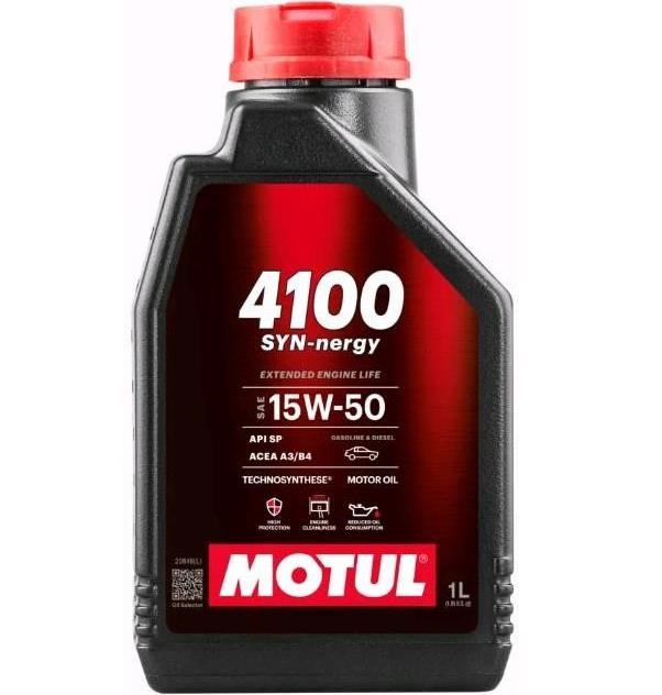 15W504100SYNERGY1L Motul Engine oil Motul 4100 SYN-NERGY 15W-50, 1L
