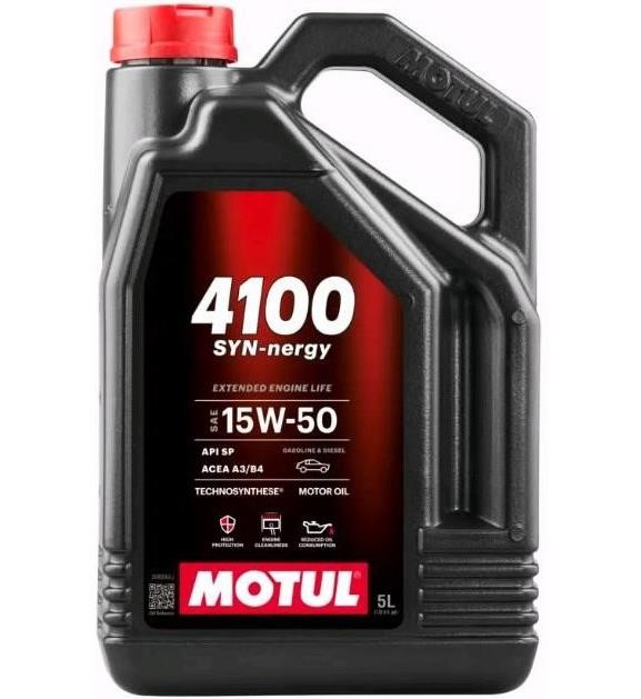 15W504100SYNERGY5L Motul Engine oil Motul 4100 SYN-NERGY 15W-50, 5L