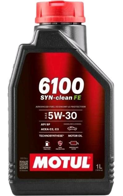 5W306100SYNCLEANFE1L Motul Engine oil Motul 6100 SYN-CLEAN FE 5W-30, 1L