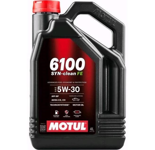 5W306100SYNCLEANFE4L Motul Engine oil Motul 6100 SYN-CLEAN FE 5W-30, 4L