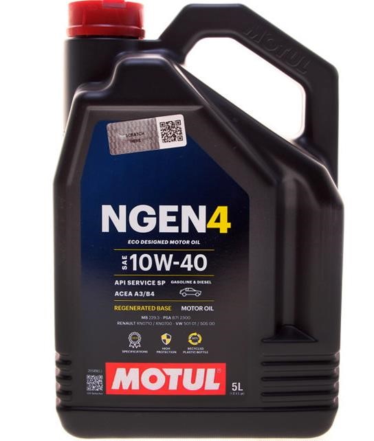 10W40NGEN45L Motul Engine oil Motul NGEN 4 10W-40, 5L