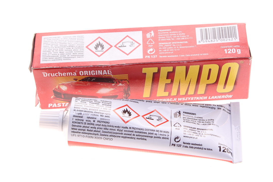 Body polishing paste Druchema Original TEMPO Nabłyszczająca, 120 gr Atas 8594825002421