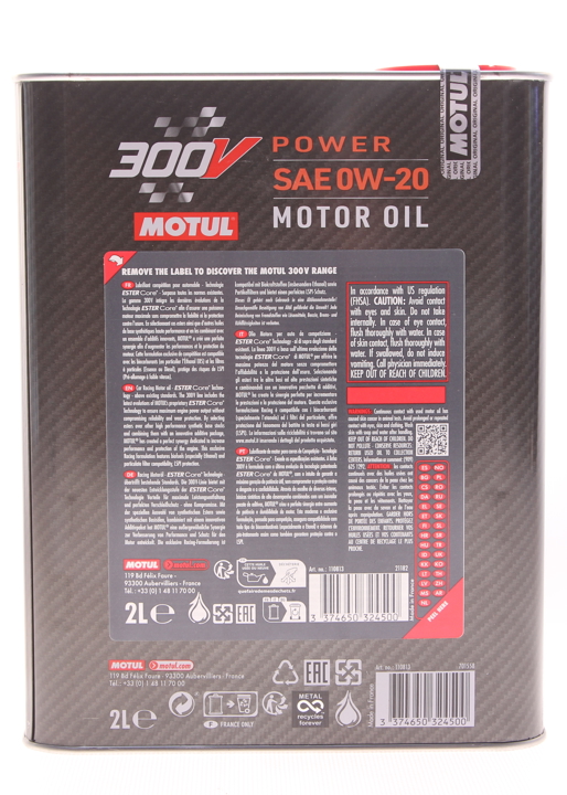 Buy Motul 0W20300VPOWER2L at a low price in United Arab Emirates!