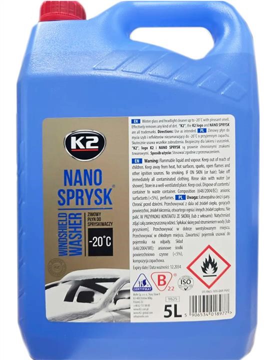 Y625 K2 K2 NANO SPRAY Windscreen Washer, Winter, -20°C, 5 l