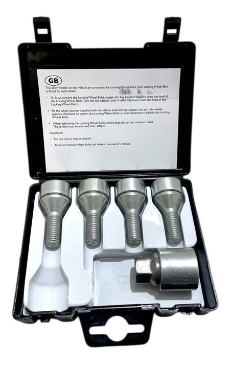 9162914 General Motors Secret Bolt for Wheel, set (4 bolts &amp;amp; key)