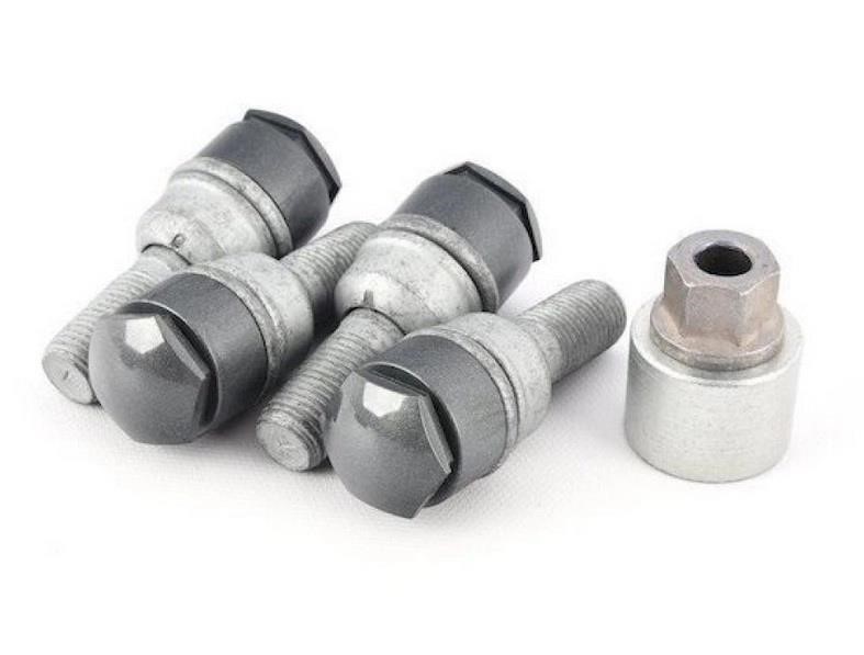 8R0071336 VAG Secret Bolt for Wheel, set (4 bolts &amp;amp; key)