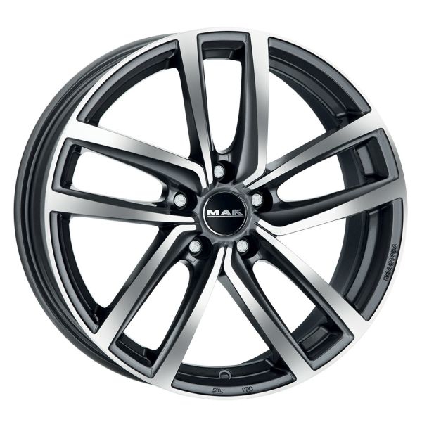 Wheels and rims Dodge Shadow: F8080DDQM30WSX MAK Light Alloy Wheel MAK Wheels DRESDEN 8x18 5x112 ET30 DIA66,45 GUN MET MIRROR FACE