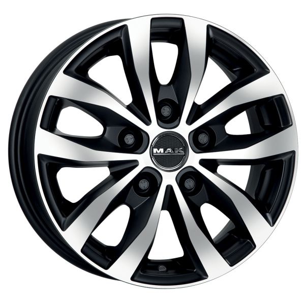 F65505LIB55D3 MAK Light Alloy Wheel MAK Wheels LOAD5 6,5x15 5x118 ET55 DIA71,1 ICE BLACK