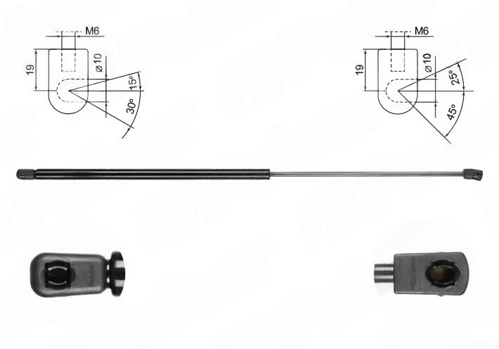 9555ASD Polcar Gas hood spring