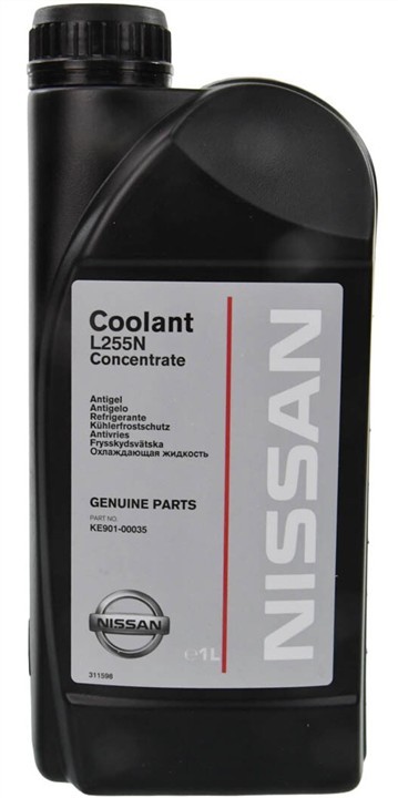 KE90100035 Nissan Antifreeze concentrate COOLANT L255N, 1 l