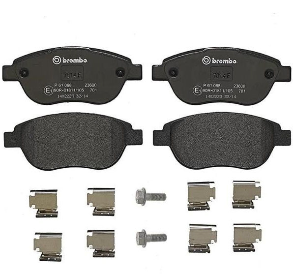 Brake pad Fiat Idea: P61068 Brembo Brake pad set