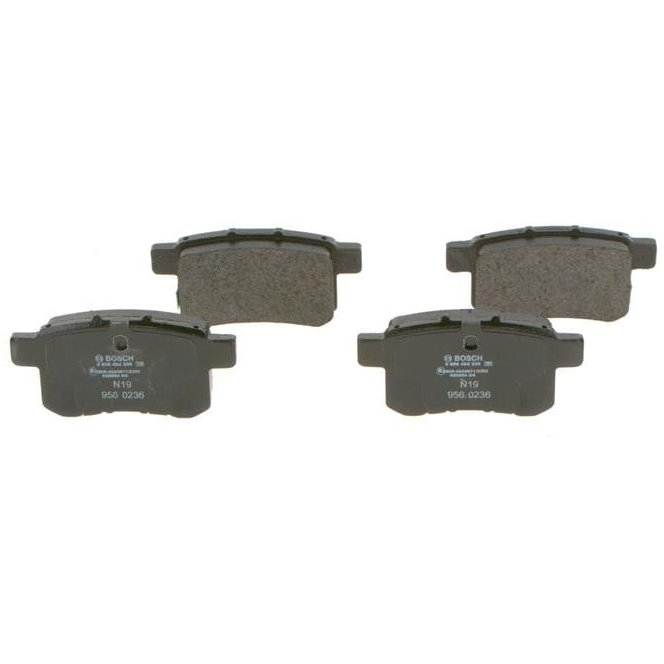 Disc brake pad set Honda Accord: 0986494338 Bosch Brake pad set