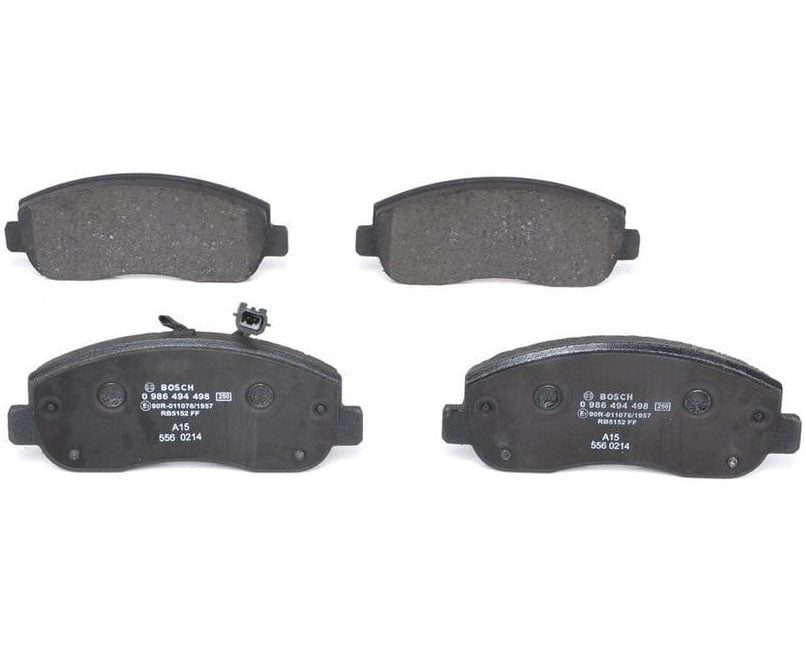 Brake pad kit Opel Movano B: 0986494498 Bosch Front disc brake pads, set