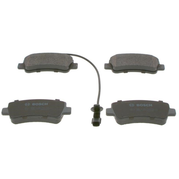 Disc brake pad set Vauxhall: 0986494500 Bosch Rear brake pad set