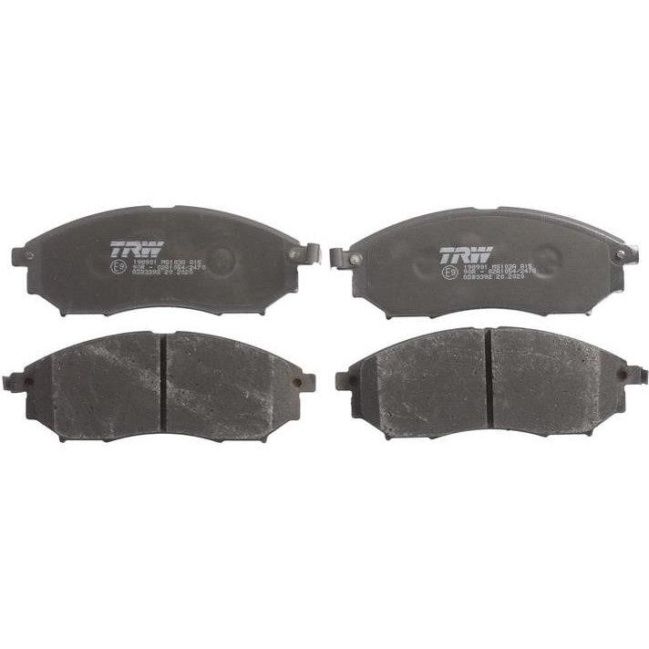Brake pad Renault: GDB3392 TRW TRW COTEC brake pad set