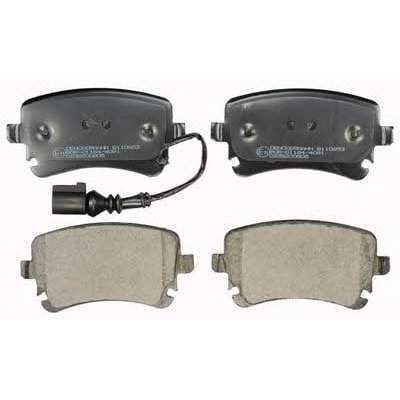 Brake pad Saab 9-3: B110853 Denckermann Brake pad set