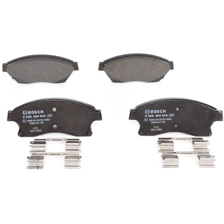 Brake pad kit Chevrolet: 0986494644 Bosch Brake pad set