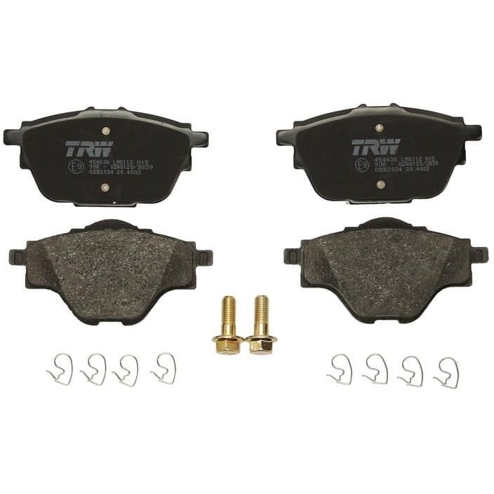 Brake pad Geely: GDB2034 TRW TRW COTEC brake pad set