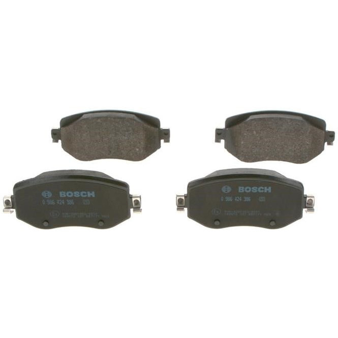 Brake pad kit Renault Megane: 0986424386 Bosch Brake pad set