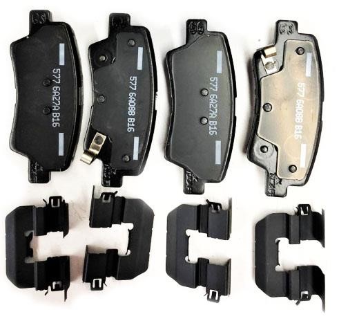 Disc brake pad set KIA Cerato Koup (Kia Cerato Koup): 58302F2A30 Hyundai/Kia Rear brake pad set