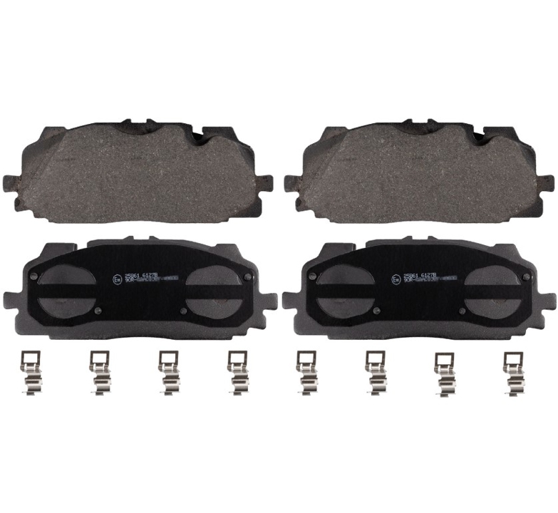 Brake pad kit Audi A6: 258611702 Otto Zimmermann Brake pad set