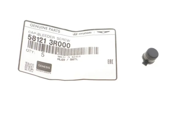 Brake spare parts Hyundai Creta: 581213R000 Hyundai/Kia Brake bleeder cap