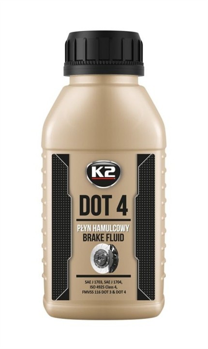 T124 K2 Brake fluid K2 DOT 4, 250 ml