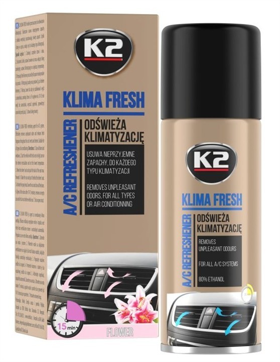 K222FL K2 Air Conditioner Cleaner Fresh Flower, 150ml