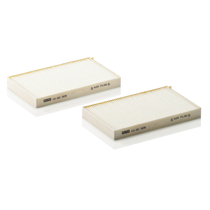 Mann-Filter CU 20 005-2 Cabin filter CU200052 CU200052 Mann-Filter Cabin filter