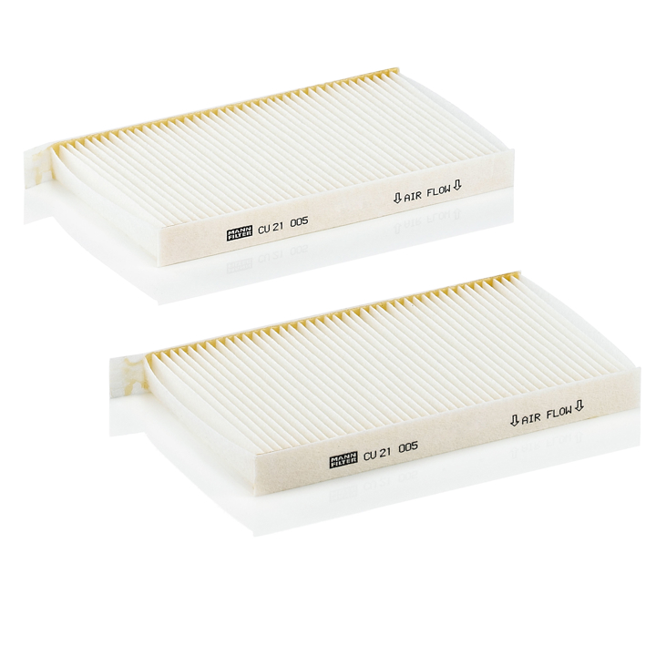 Mann-Filter CU 21 005-2 Cabin filter CU210052 CU210052 Mann-Filter Cabin filter