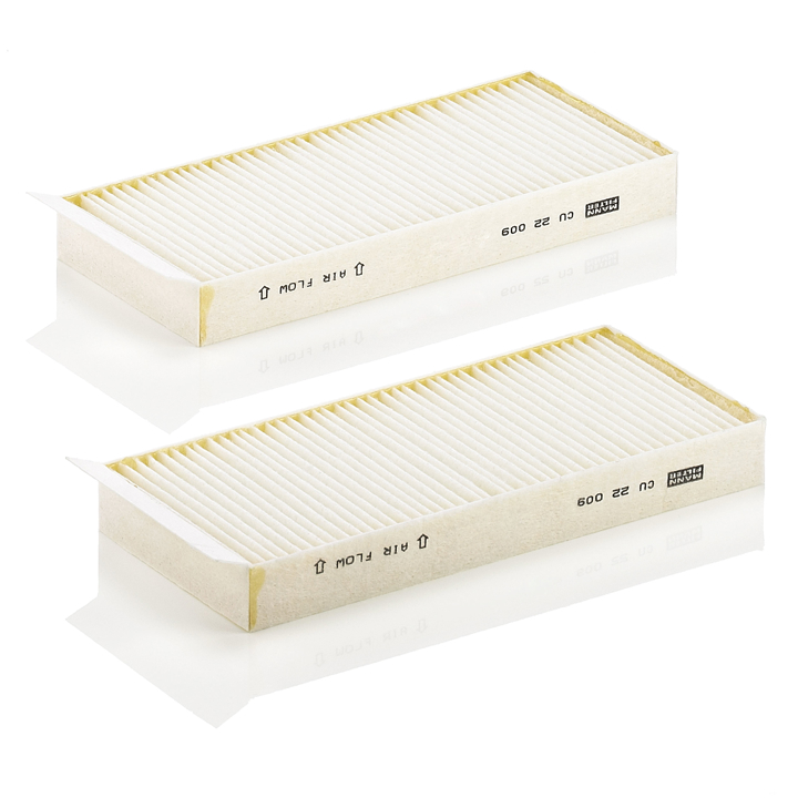 Mann-Filter CU 22 009-2 Cabin filter CU220092 CU220092 Mann-Filter Cabin filter